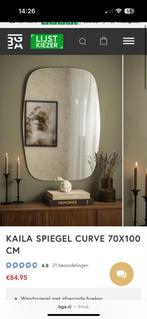 Spiegel met ronde hoeken 70x100cm, Huis en Inrichting, Woonaccessoires | Spiegels, Ophalen, Gebruikt, 100 tot 150 cm, Overige vormen