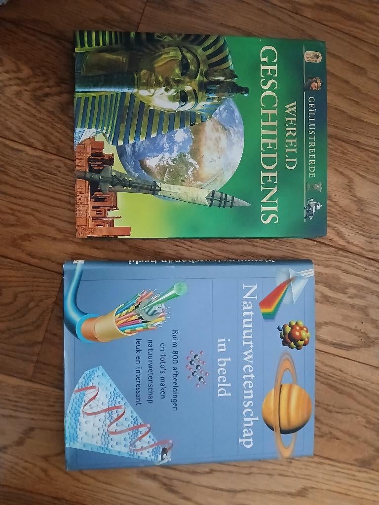 NIEUW natuurwetenschap in beeld wereldgeschiedenis, Boeken, Ophalen of Verzenden, Nieuw