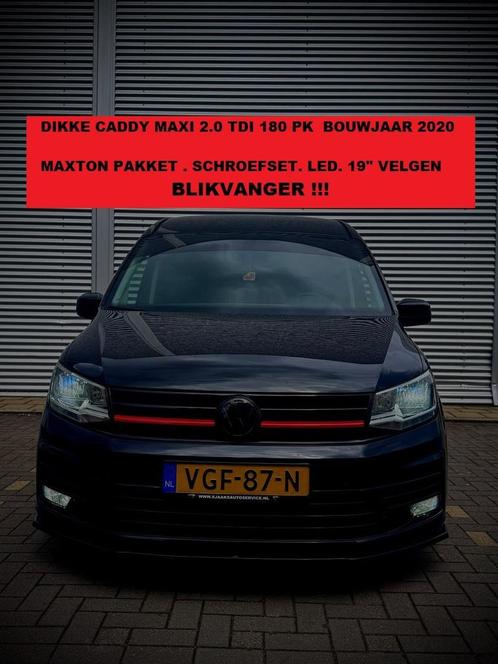 Volkswagen Caddy Unieke maxi 180pk maxton . schroefset . 19, Auto's, Bestelauto's, Bedrijf, Te koop, ABS, Airbags, Airconditioning