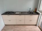 Kleine gebruikte keuken, zelf demonteren, Huis en Inrichting, Keuken | Complete keukens, Ophalen, Gebruikt, Hout, Enkelwandige keuken