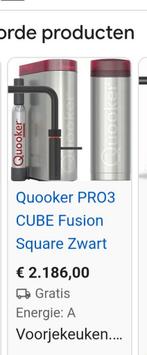 Quooker zwart kraan cube boiler NIEUW GARANTIE COMPL 🔥💦💯, Huis en Inrichting, Keuken | Keukenbenodigdheden, Ophalen of Verzenden