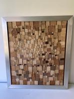 textielcollage met touw, Ophalen of Verzenden