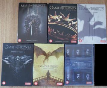 Game of Thrones (GOTH) seizoen 1 t/m 6 beschikbaar voor biedingen