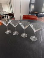 Martini Glazen Set (4) - Amsterdam, Huis en Inrichting, Ophalen, Glas of Glazen, Effen, Glas