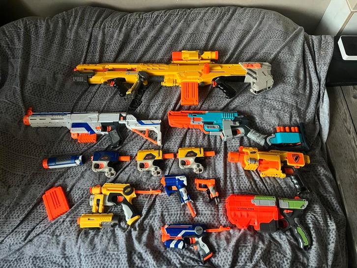Nerf Pistolen Collectie - Goede Staat!, Kinderen en Baby's, Speelgoed | Overig, Zo goed als nieuw, Jongen of Meisje, Ophalen of Verzenden