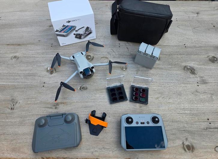 DJI Mini 3 pro Combo met Freewell ND filters en meer, Audio, Tv en Foto, Drones, Zo goed als nieuw, Ophalen