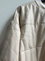 LUMINA oversized vegan leather bomberjack naturel mt M/L, Maat 38/40 (M), Prato, Italie, LUMINA, -