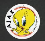 Sticker Ajax Amsterdam Voetbal Tweety Looney Tunes (1)., Ophalen of Verzenden, Zo goed als nieuw