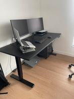 Zwarte electrische zit sta bureau 180 x 80 5 maanden oud, Ophalen, Elektrisch, Nieuw, Bureau