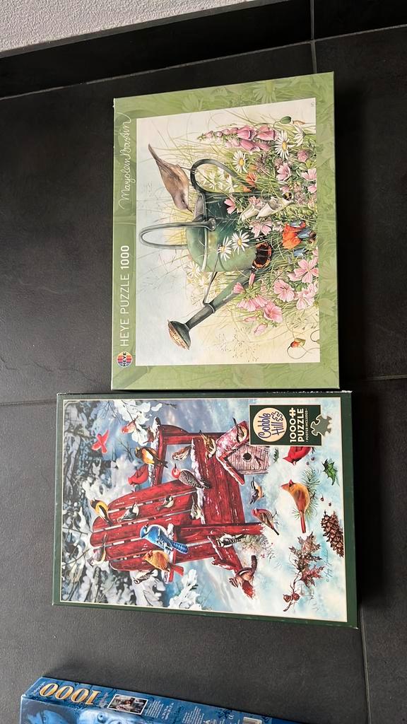 Puzzels compleet, Hobby en Vrije tijd, Denksport en Puzzels, Zo goed als nieuw, 500 t/m 1500 stukjes, Ophalen of Verzenden