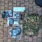 F50 gasmasker met FM61 filters - Compleet seelt, Verzamelen, Ophalen of Verzenden, Landmacht, Nederland