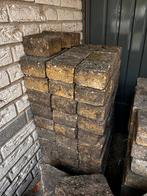180 Geel Getinte Betonklinkers 10x10cm, Tuin en Terras, Tegels en Klinkers, Ophalen, Gebruikt, Klinkers, Minder dan 5 m²
