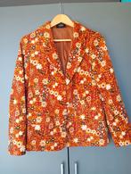 Ribstof jasje van Cider mt S, gebloemd, Kleding | Dames, Bruin, Ophalen of Verzenden, Zo goed als nieuw, Maat 36 (S)
