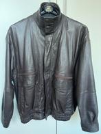 Chocoladebruin leren jack heren - Maat M, Ophalen of Verzenden, Zo goed als nieuw, Maat 48/50 (M), Bruin