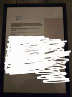 Contract Feyenoord Goncalo Borges collectors item, Ophalen of Verzenden