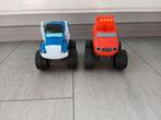Blaze en de monsterwielen push and ride 14x12cm, Kinderen en Baby's, Ophalen of Verzenden, Zo goed als nieuw