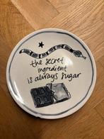 Blond x noir gebaksbordje, Ophalen, Gebruikt, Porselein of Keramiek, Schaal