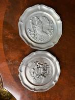 Tinnen Borden met Adelaar en Wapen, Antiek en Kunst, Antiek | Tin, Ophalen