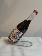 Vintage nineties wijnfleshouder chroom, Ophalen of Verzenden, Zo goed als nieuw, Minder dan 5 flessen, Metaal