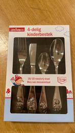 Kinder bestekset 4 delig, Ophalen of Verzenden, Zo goed als nieuw, Rvs of Chroom