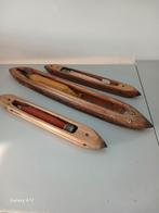 Drie Antieke Schietspoelen Weefgetouw, Ophalen of Verzenden