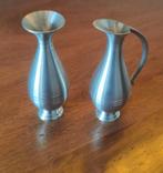 Pewter vaasjes, Ophalen of Verzenden