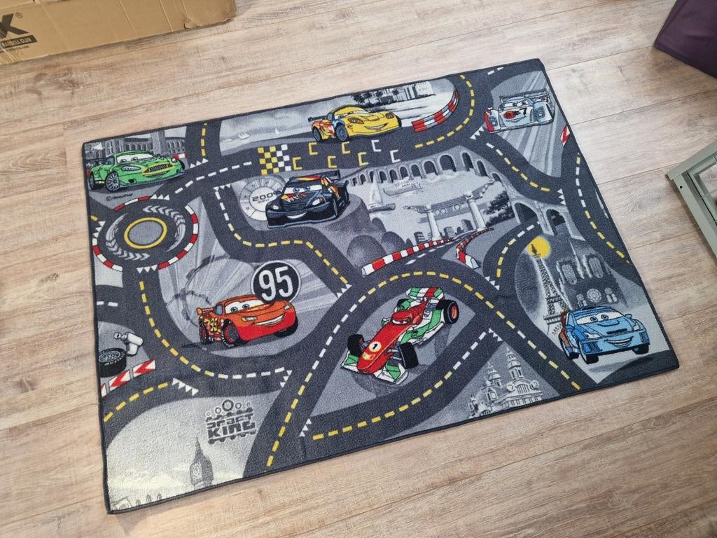 Kinderen speelkleed met antislip Disney cars vloerkleed, Ophalen of Verzenden, Zo goed als nieuw