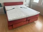 Electrisch verstelbare boxspring met topper, Ophalen, Gebruikt, Tweepersoons, 180 cm