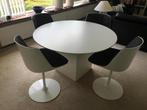 MDF Italia Flow stoelen met design tafel, Huis en Inrichting, Stoelen, Ophalen, Kunststof, Gebruikt, Wit