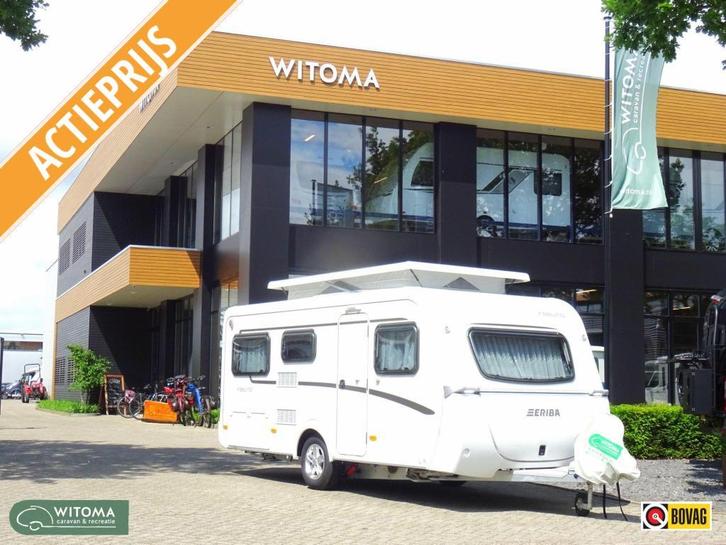 Eriba Feeling 425 demo met 3.500,- voordeel, Caravans en Kamperen, Caravans, Bedrijf, tot en met 4, 1000 - 1250 kg, Standaardzit