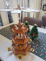Vintage houten kerst carrousel, Ophalen, Gebruikt
