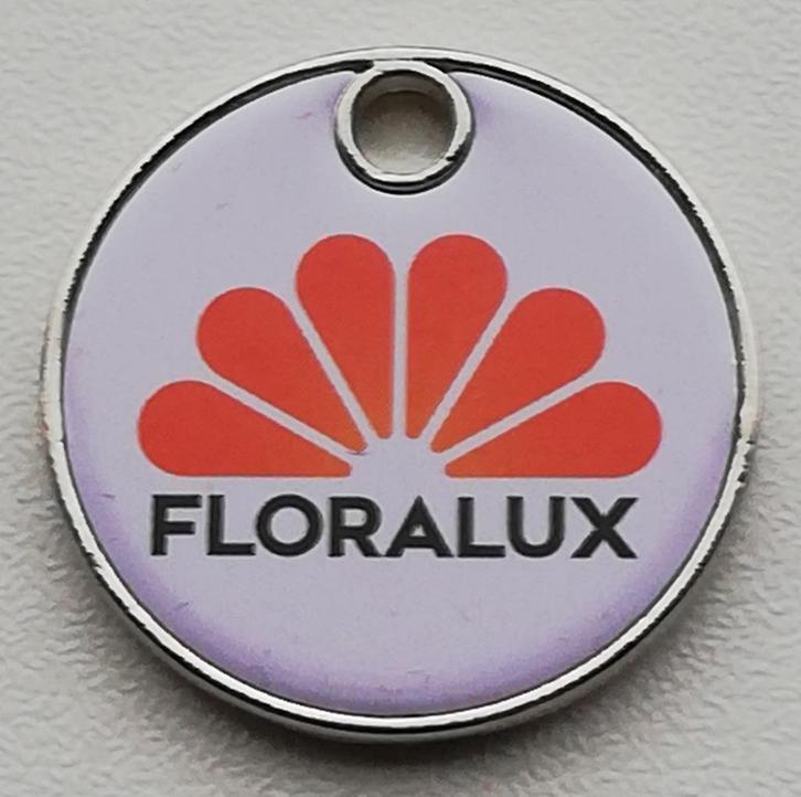 Winkelwagenmuntje Tuincentra Floralux, Verzamelen, Winkelwagenmuntjes, Ophalen of Verzenden