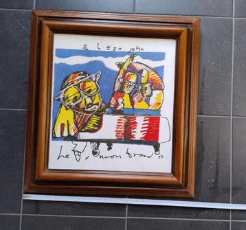 Herman Brood verzamelaars opgelet ! LITHO van Elton John beschikbaar voor biedingen