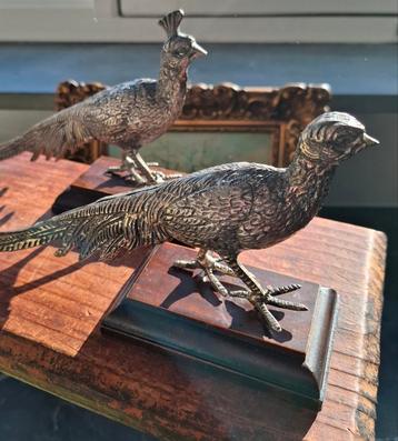 Schitterend paar Fazanten Brocante  beschikbaar voor biedingen