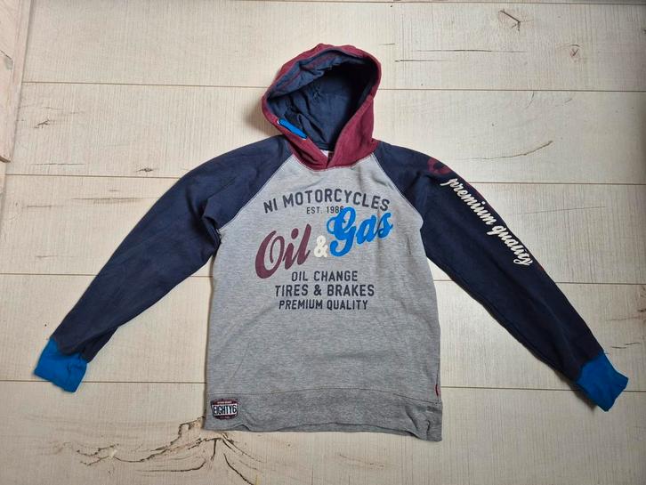 Stoere hoody "Oil & Gas" mt 146/152 (Name It), Kinderen en Baby's, Kinderkleding | Maat 146, Zo goed als nieuw, Jongen, Trui of Vest