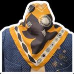 Vintage Mosterdgele Bandana Halsdoek gratis verzenden, Vintage, Ophalen of Verzenden, Nieuw