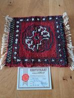 Perzisch kleedje met certificaat, Huis en Inrichting, Stoffering | Tapijten en Kleden, Minder dan 50 cm, Vierkant, Minder dan 50 cm