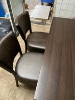 Horecatafel met stoelen - nette set!, Huis en Inrichting, Ophalen, Gebruikt, 100 tot 150 cm, 50 tot 100 cm