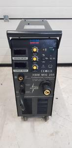 HBM MIG 250 Professioneel Lasapparaat 230 Volt, Ophalen of Verzenden, Zo goed als nieuw, 150 tot 250 ampère, Co2