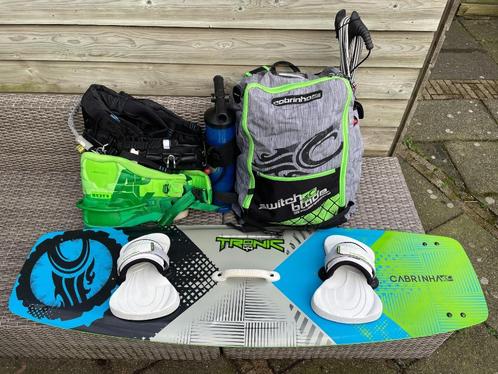 Compleet kitesurfen setup / Cabrinha Switchblade 12, Watersport en Boten, Kitesurfen, Gebruikt, Kitesurf-set, 12 m², Twintip, Ophalen