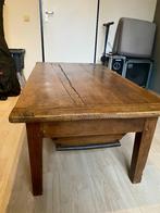 Antieke Bakkerstafel, Gebruikt, 100 tot 150 cm, 50 tot 75 cm, Eikenhout