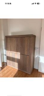 Ruime wandmeubel - veel opbergruimte!, Huis en Inrichting, Ophalen, Gebruikt, 100 tot 150 cm, Eikenhout