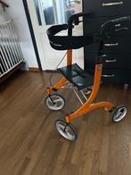 Travixx classic orange lichtgewicht rollator opklapbaar, Diversen, Rollators, Ophalen of Verzenden, Opvouwbaar, Gebruikt