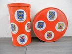 2x oude blikken oranje, Antiek en Kunst, Ophalen of Verzenden