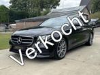 Mercedes-Benz E-Klasse 220 d AMG PANORAMADAK LEER 360° CAME, Achterwielaandrijving, Gebruikt, Zwart, Bedrijf