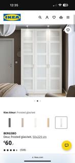 Ikea deur voor PAX-kast BERGSBO 2 stuks, Ophalen of Verzenden, 50 tot 75 cm, 50 tot 100 cm, 200 cm of meer