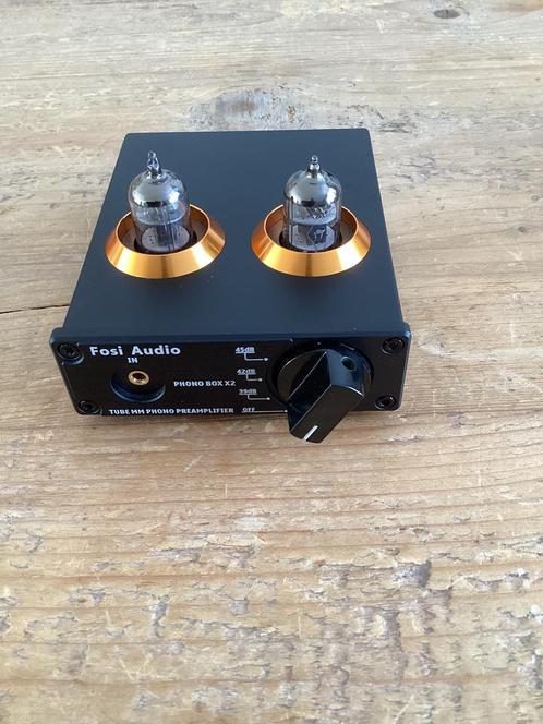 Fosi Audio X2 Phono Box pre-amp inclusief buizen upgrade., Audio, Tv en Foto, Platenspelers, Zo goed als nieuw, Overige merken