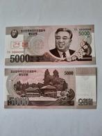 5000 won noord Korea 2008 unc kk f.6.11, Ophalen of Verzenden, Oost-Azië
