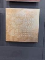 Nieuw Qlocktwo Silver & Gold Woordklok Design Klok 45 x 45, Huis en Inrichting, Woonaccessoires | Klokken, Wandklok, Digitaal