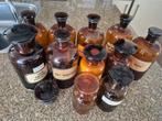 Antieke apothekerspotten met etiket, Antiek en Kunst, Ophalen
